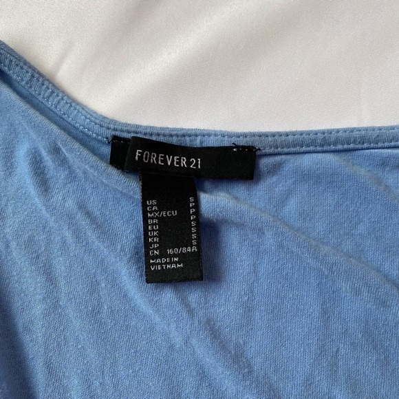 soft blue cross front bodysuit!!! - Picture 2 of 3